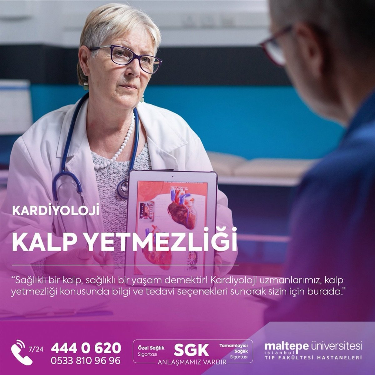 Maltepe Üniversitesi Hastanesi sosyal medya tasarımı — kare 2