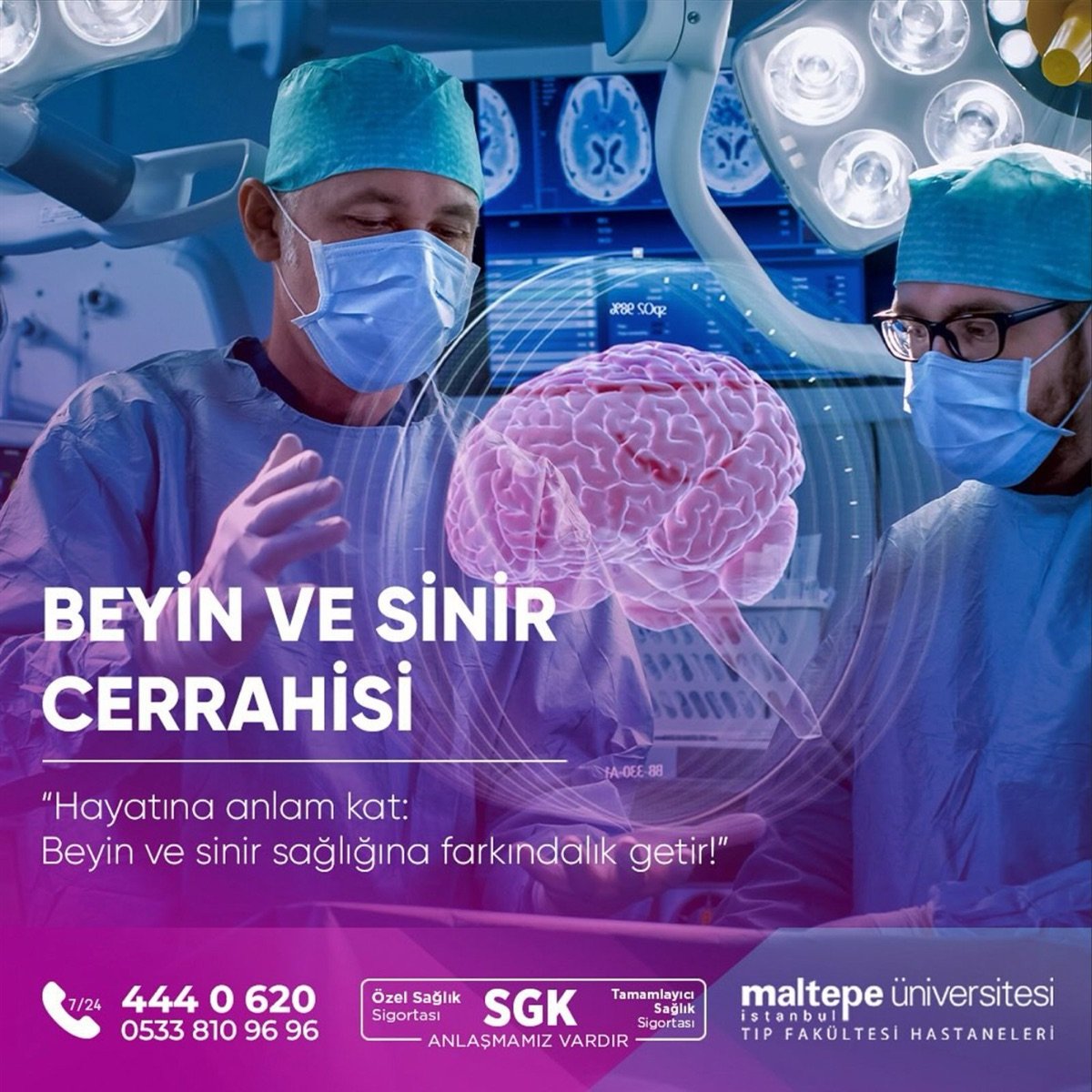 Maltepe Üniversitesi Hastanesi sosyal medya tasarımı — kare 4